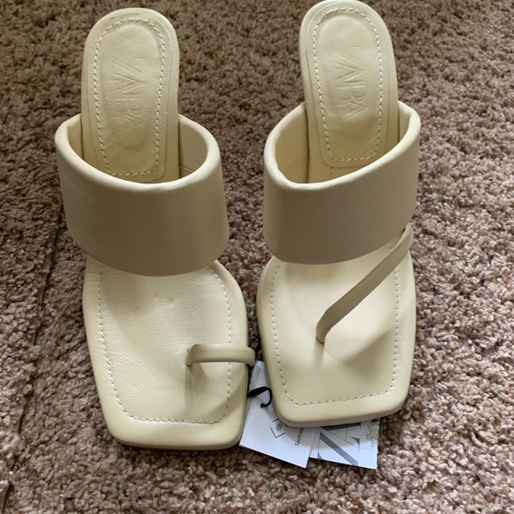 Zara asymmetrical design sandals 38 - Picture 7 of 10